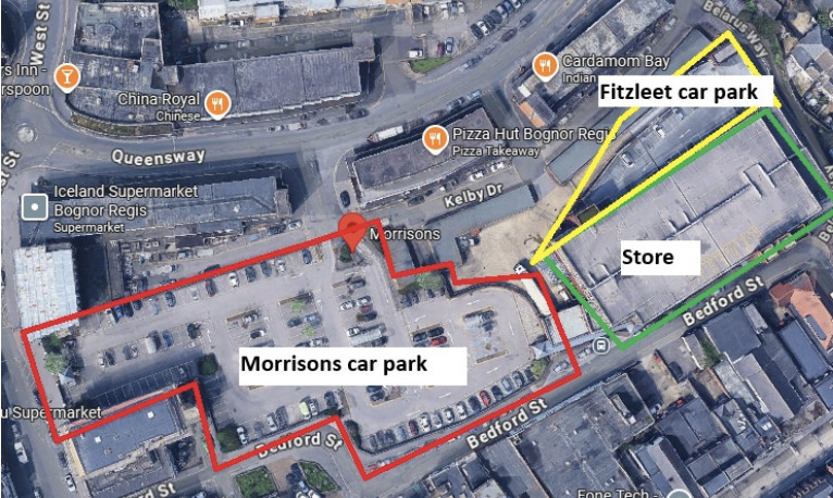 Morrisons Car Park - Bognor Regis