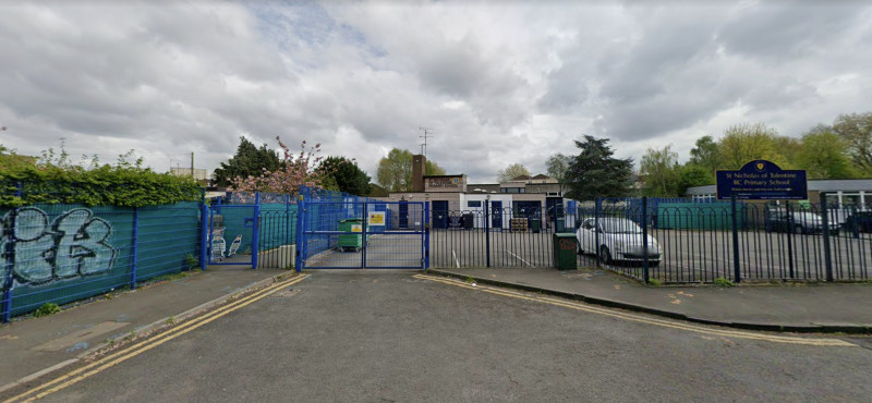 St Nicholas of Tolentine Primary School Car Park