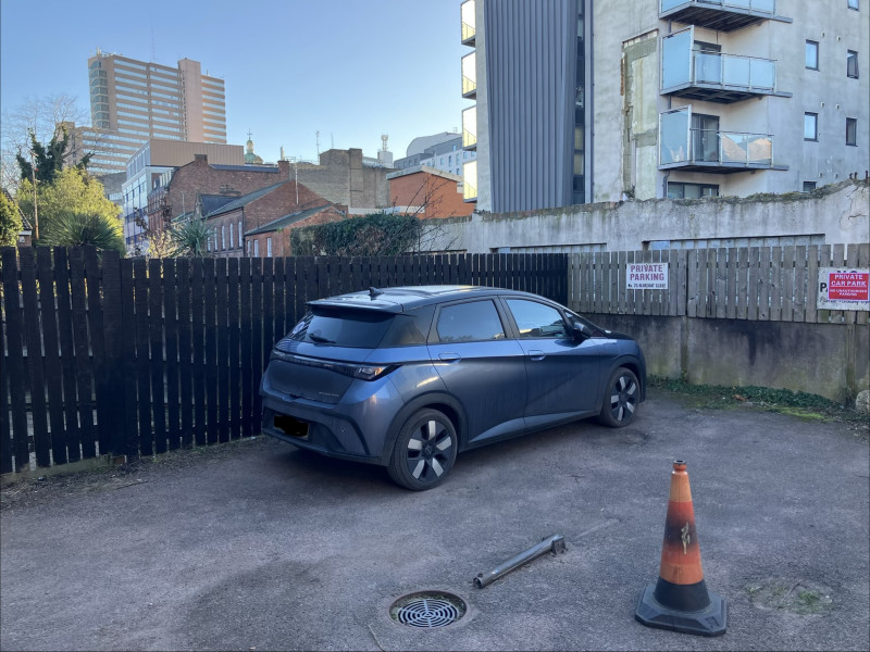 Parking on Bluecoat Close, NG1