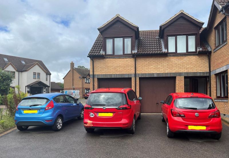 Parking on Joules Court, MK5