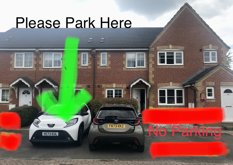 Parking space on Banbury Close, RG41