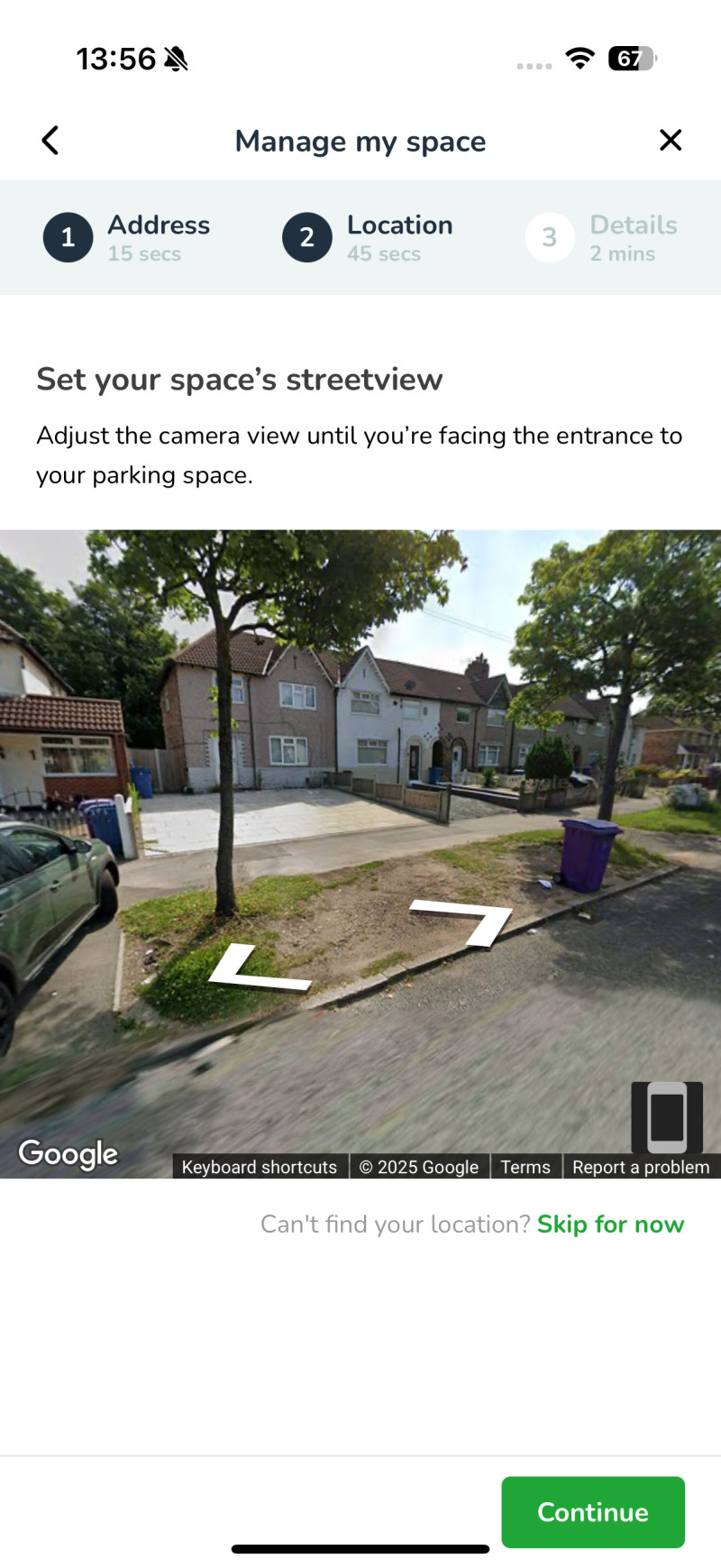 Parking on Townsend Avenue, L11