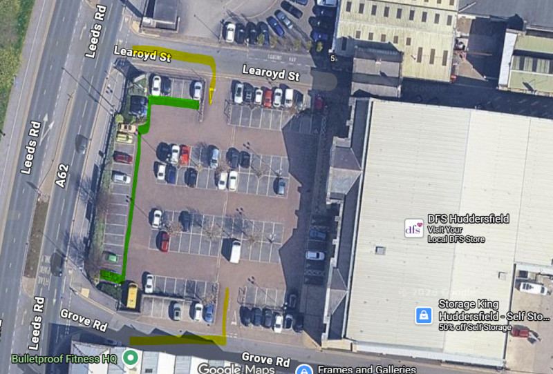 Storage King Huddersfield Car Park