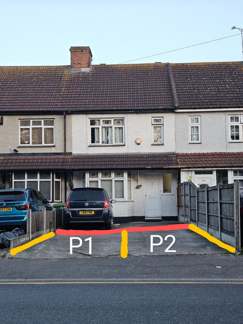 Parking on Oldchurch Road, RM7