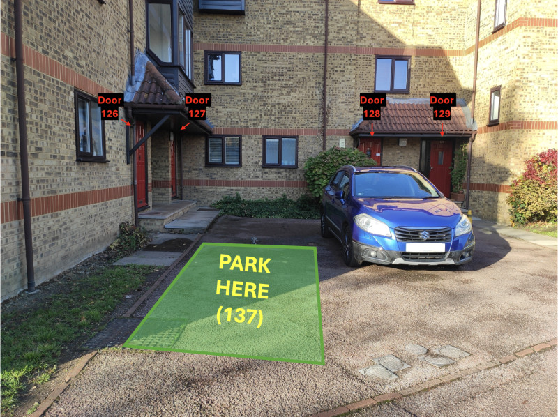 Parking on Linwood Close, SE5