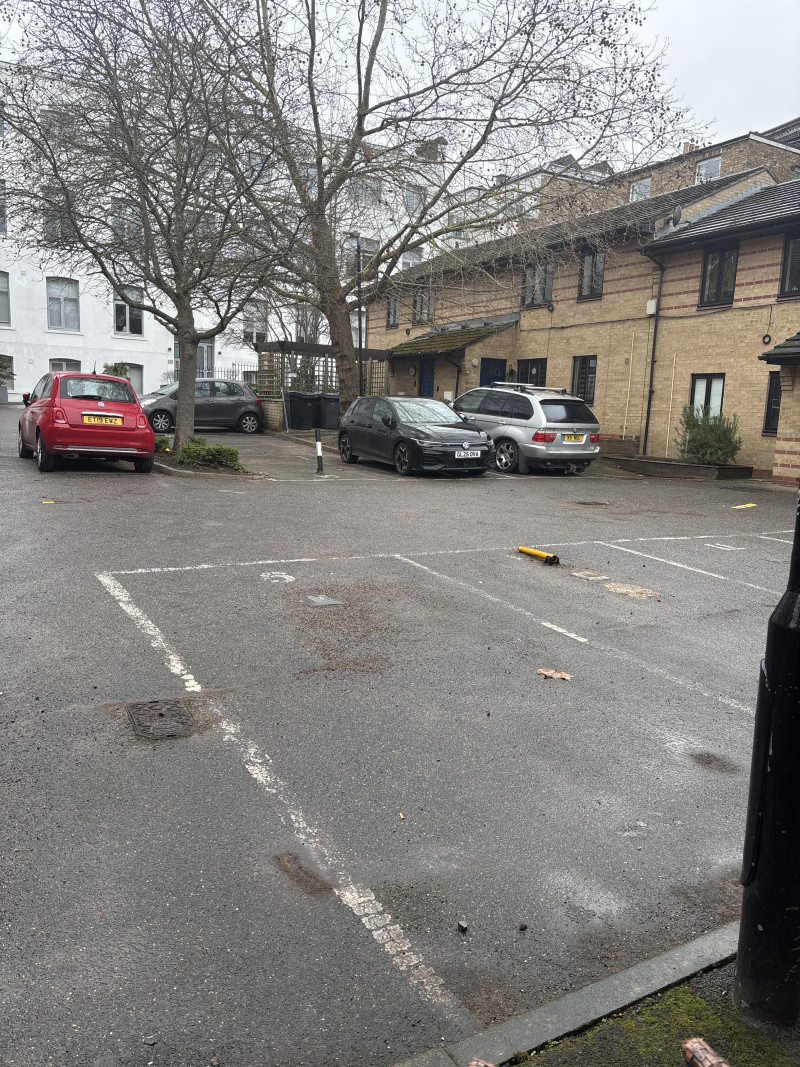 Parking on Bellina Mews, NW5
