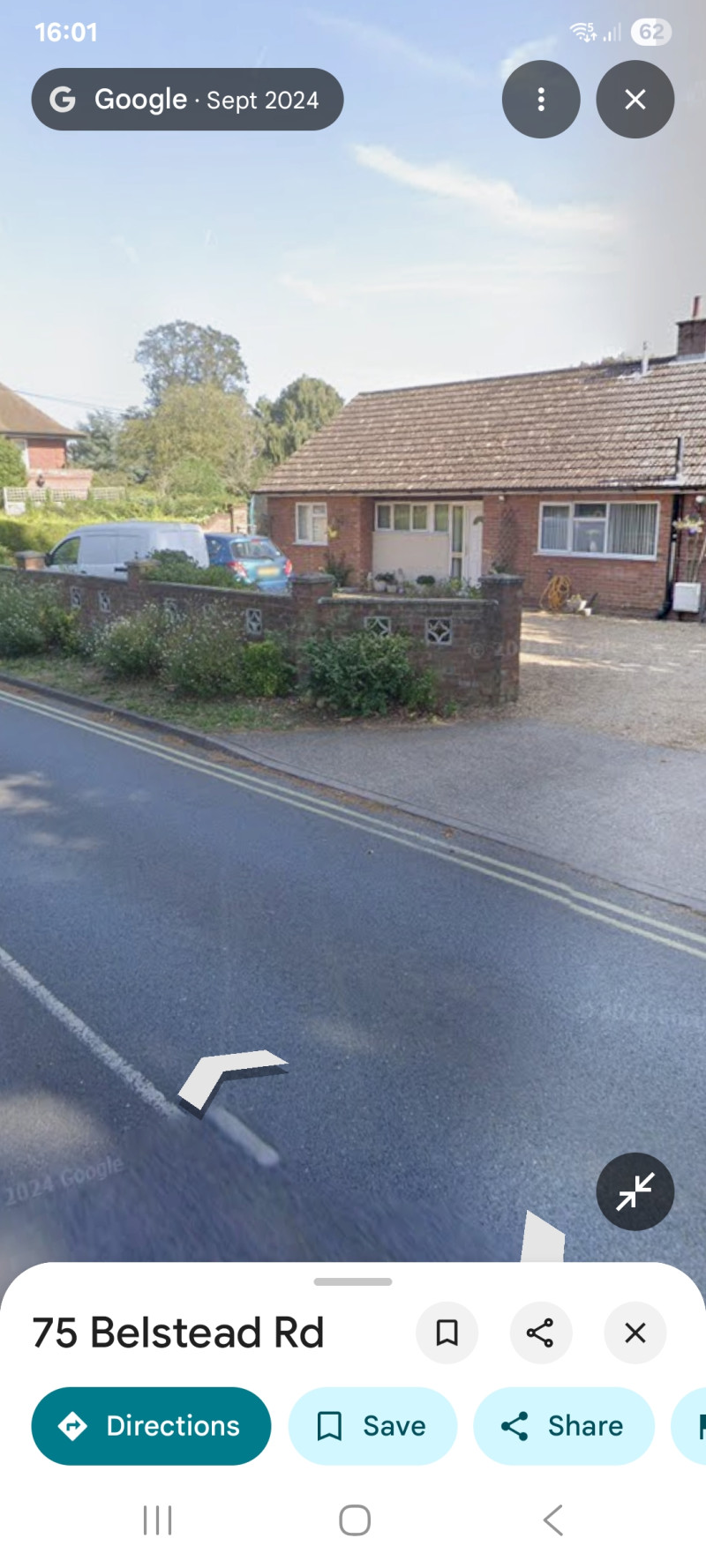 Parking on Belstead Road, IP2