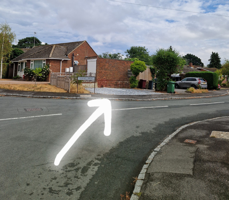 Parking on Gurney Drive, RG4